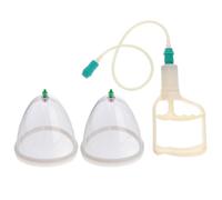 2pcs Hand Pump Set Vacuum Buttock Lift Body Massage Vacuum Machine Accessories for Women Ladies