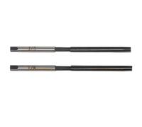 2PCS Hand Reamer System, Straight Shank Conical Reamer for Boring Processing, 9SiCr H7 Reamer with 6 Chip Pockets, High Precision Tool for Drilling and Milling Machines (1/8 American Made for Hand