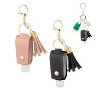 2PCS Hand Sanitiser Mini Keychains Leak Proof Environmentally Hand Sanitiser with Clip Easily Squeezed Easy to Carry Mini Hand Sanitiser Holders for Travel Outdoor Activities School