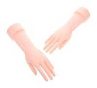 2pcs Hand-shaped Trinket Stand for Merchants Pe Beige Display Model