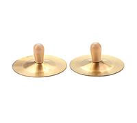 2PCS Hand With Handles 3.5In Hand Traditional Percussion-Instruments For Dancing Party Finger For Kids Adults Finger Percussion-instrument For Belly Dance