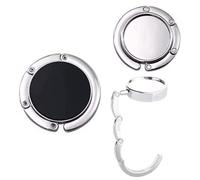 2Pcs Handbag Hooks for Tables, Folding Purse Hook Hangers, Portable Table Bag Holders, Foldable Purse Hook, Purse Table Hook Holder, Folding Handbag Hanger, Table Hook Purse Bag Holder