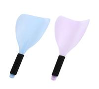 2pcs Handheld Face Baffle Plastic Hair Salon Shield