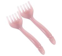 2pcs Handheld Scalp Massager Tool Metal Head Massager Pink Resin | Five Claw Massage Comb, Smooth Gliding, Gentle on Skin, for Home and Travel Scalp Care