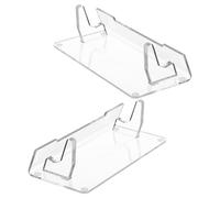 2PCS Handheld Video Game Console Acrylic Clear Stand Space Saving Transparent Bracket Home Game Display Rack