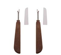 2Pcs Handle Craft Thread Cutter Seam Unpicker Needle Arts Scissors for Hair Cutting Women