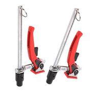 2Pcs Handle Woodworking Quick Press Clip Desktop Quick Acting Hold Down Clamp Welding Desktop Enduring Adjustable Fixed