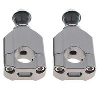 2pcs HandleBar Fat Bar Mount Clamps Risers Dirt Bike Motorcycle 28mm CNC Motorcycle Handlebar Handlebar Risers