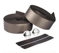 2PCS Handlebar Tape for Road Bicycles Constructed with PU Leather and EVA Foam to Limit Hand Discomfort on Journeys (Coffee)