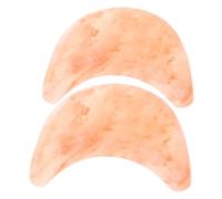 2pcs Handmade Himalayan Salt Soap Moon Shape Exfoliating Bar