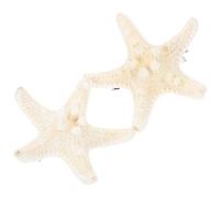 2pcs Handmade Sea Star Hair Clip for Women and Beige | Five-pointed Shape, Elegant Characteristic Style, Friends Gatherings and Birthday Occasions, Natural Sea Star Finish