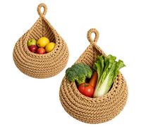 2PCS Hanging Storage Baskets, Hanging Fruit Basket, Wall Baskets, For Your Kitchen, Living Room, or Any Corner That Needs a Simple Way to Hold Fruits or Small Items