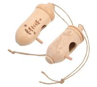2pcs Hanging Wooden Hummingbird Nest Outdoor Bird House Decor for Garden Courtyard Rustic Bird Feeder for Hummingbirds and