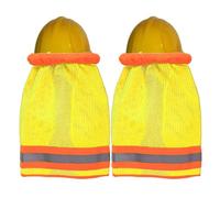 2pcs Hard Hat Visor Sun Shade - Hook Loopp Strap Attachment
