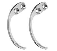 2Pcs Hard Steel Hook Tool Reusable Security Tag Remover Handheld Hard Tag Hook for Cloth