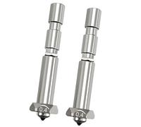 2Pcs Hardened Steel 3D Printer Nozzles for 3Max Pinter Nozzle Durability and Printer Replace Hardened Steel