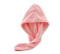 2pcs Hat for Sleeping Sauna Cap Microfiber Bath Towels Hand Bonnets Bathrobe Towel Grow Hair Fast Superfine Fiber for Men, Women(Pink)
