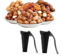 2PCS Hazelnut Walnut Pliers, Nut Cracker, Chestnut Clip, Sheller Opener, Clamp Plier, Funnel Shape Gadget Kitchen