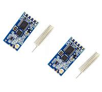 2pcs HC-12 SI4438/4463 wireless module Long-distance 433M wireless serial port module UART interface 1000M transmission distance