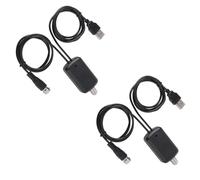 2Pcs HDTV Antenna Amplifier Signal Booster with USB Power Supply