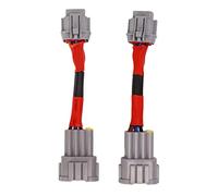 2PCS Headlight Conversion Adapter Wiring Harness ABS And Copper Material Fits For 350z From 2003 To 2005 Ensuring Normal And Headlight Simple Installation No Modification