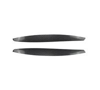 2pcs Headlight Eyelids Eyebrows Fit For Audi A3 8P 2004-2013,Protection Car Front Headlight Eyebrow Eyelid Cover Trim Parts,B-Carbon Fiber Style