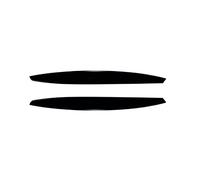 2pcs Headlight Eyelids Eyebrows Fit For Audi A3 8P 2004-2013,Protection Car Front Headlight Eyebrow Eyelid Cover Trim Parts,B-Carbon Fiber Style
