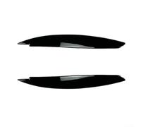 2pcs Headlight Eyelids Eyebrows Fit For BMW 1 Series E87 2004-2011 5-door,Protection Car Front Headlight Eyebrow Eyelid Cover Trim Parts