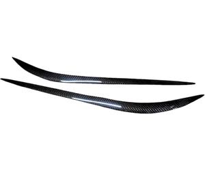 2pcs Headlight Eyelids Eyebrows Fit For Giulia Berlina 4 Porte 2015-2022,Protection Car Front Headlight Eyebrow Eyelid Cover Trim Parts