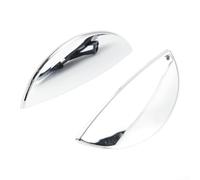 2PCS Headlight Washer Cover, Black & Silver ABS Nozzle Cap, for BMW for Mini Cooper R50 R52 R53 2001-2006, Replaces 63126922155 63126922156, L+R Set(Silver)