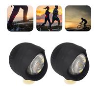 2pcs Headlights for Clo/gs,Shoe Ch/arm Headlights,Shoes Lights for Dog Walking,Rechargeable Headlights for Cr/oc Shoes,Shoe Ch/arms Decoration,Waterproof Glow in The Dark LED Small Lights(Black)