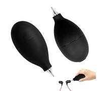 2PCS Hearing aid Puffer Plastic dust Blower for Cleaning Black Gadget for Cleaning Hearing Tubes Bulb Air Pump Blower Cleaner for Watch Camera Lens Hearing Aid Cleaning Tools Tubes