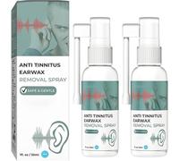 2Pcs Hearing Restoration Spray, Earwax Cleaning, Medilisk Tinnitus Relief Spray for Ear, Natural Relief for Ringing Ears