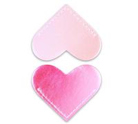 2pcs Heart Bookmark for Women Kid, Cute Book Accessories Gift for Reading Lovers, Portable Corner Page Book Marks