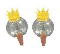 2Pcs Heart Plant Watering Globes Watering Globes for Indoor Plant Flowers Outdoor Houseplant Watering Bulb Dripper