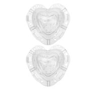 2pcs Heart Shape Fruit Forming Mould Pp Reusable Garden Tool