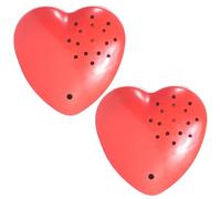 2PCS Heart-Shaped Mini Voice Recorder - 30 Seconds Playback for Stuffed Animal Plush Toy