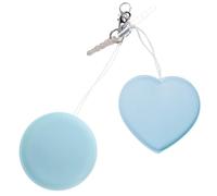 2pcs Heart Shaped Silicone Screen Cleaner for Lenses and Eyeglasses | Multi Purpose, Cleans Smudges and Fingerprints, Light Weight, Pp Detail, Decorative Keychain Pendant Random Color