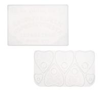 2pcs Heart Silicone Divination Board Mold DIY Resin Casting Set White