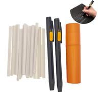 2PCS Heat Erasable Fabric Markers For Sewing With 20 Replacement Refills,Chalk Pens,Heat Erasable Pen For Fabric,Fab-Ric Pencil&Marker For DIY Sewing,DIY Se-Wing Supplies,Washable Se-Wing Marker
