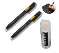 2pcs Heat Erasable Fabric Markers for Sewing with 20 Replacement Refills,Heat Erasable Tailors Chalk,Replaceable Refill Fabric Chalk,DIY Fabric Pens Sewing,Tailors Chalk Pencil,Chalk Pen,Fabric Pencil
