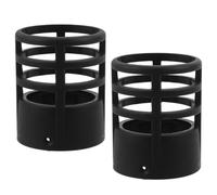2pcs Heat Gun Safety Guard Nozzle Shield for Targeted Heating Black | Plastic Build, Fits Most Tools, Safer Tight-Spot Work, for Car Interiors and Wiring Harness Tasks