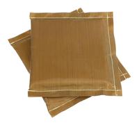 2pcs Heat Press Transfer Pillow PTFE Reusable Wrinkle Prevention Tool | Coffee Colour, Even Heat Distribution, Smooth Surface, Supports Precise Transfers at Garment Stations, Suitable for Crafters