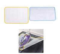 2pcs Heat-Resistant Mesh Ironing Cloth,Table Top Ironing Pad Insulation Heat Resistant Ironing Mat,Protect Iron Delicate Garments Clothes Iron Rest for Steam Pressing on Tabletop or Bed(40 x 60cm)