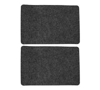 2pcs Heat Resistant Silicone Mats for Kitchen Countertop - Non-Slip, Heat-Proof Pads for Air Fryer, Coffee Maker, Microwave, Hot Pots - 17.7x11.8in Multipurpose Heat Insulation Trivets