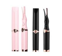 2pcs Heated Eyelash Curler, Eyelash Curler, 3 Levels of Temperature Adjustment, Auto Shut-Off, Curling in Seconds (C)