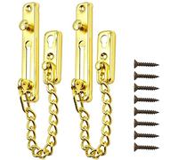 2Pcs Heavy Du Door Chain Lock Secure Home & Hotel Door Securi Latch Chain Lock for Enhanced Safe and Peace of Mind