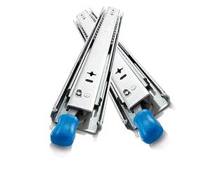 2pcs Heavy-Du Teles Der Slides - Full Exteon Guide Rails, 500mm to 1400mm, 120kg Load Capaci, Locking Mechanism, Smooth Sliding Der System