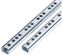 2Pcs Heavy Duty 246mm Ball Bearing Drawer Slides - Smooth Sliding Runners for Cabinets, Easy Installation Hardware for Drawers & Furniture
