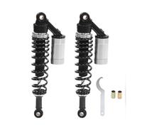 2Pcs Heavy Duty 64mm Width Motorcycle Shock Absorbers with Double Suitable for CB400 Stability 250kg Capacity Motorcycle Suspension